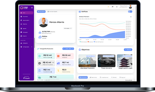 Plataforma PlanFi - Dashboard
